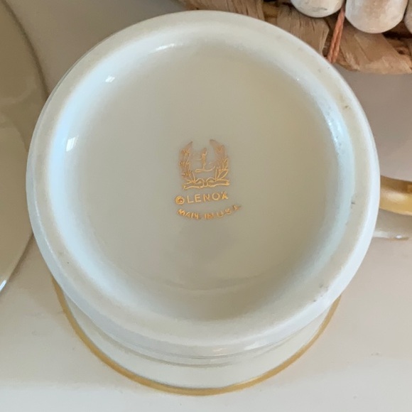 Lenox Eternal cup and saucer vintage discontinued - Picture 4 of 6